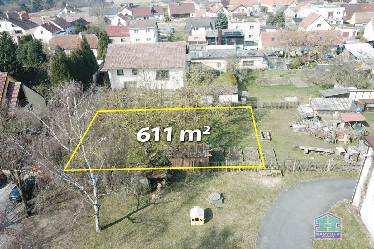 Prodej stavebního pozemku 611 m²